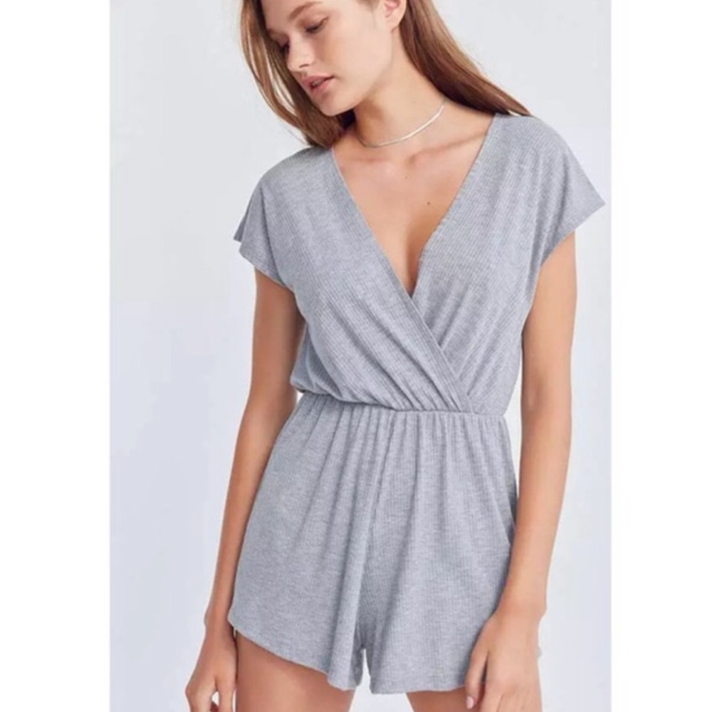 urban outfitters ribbed romper